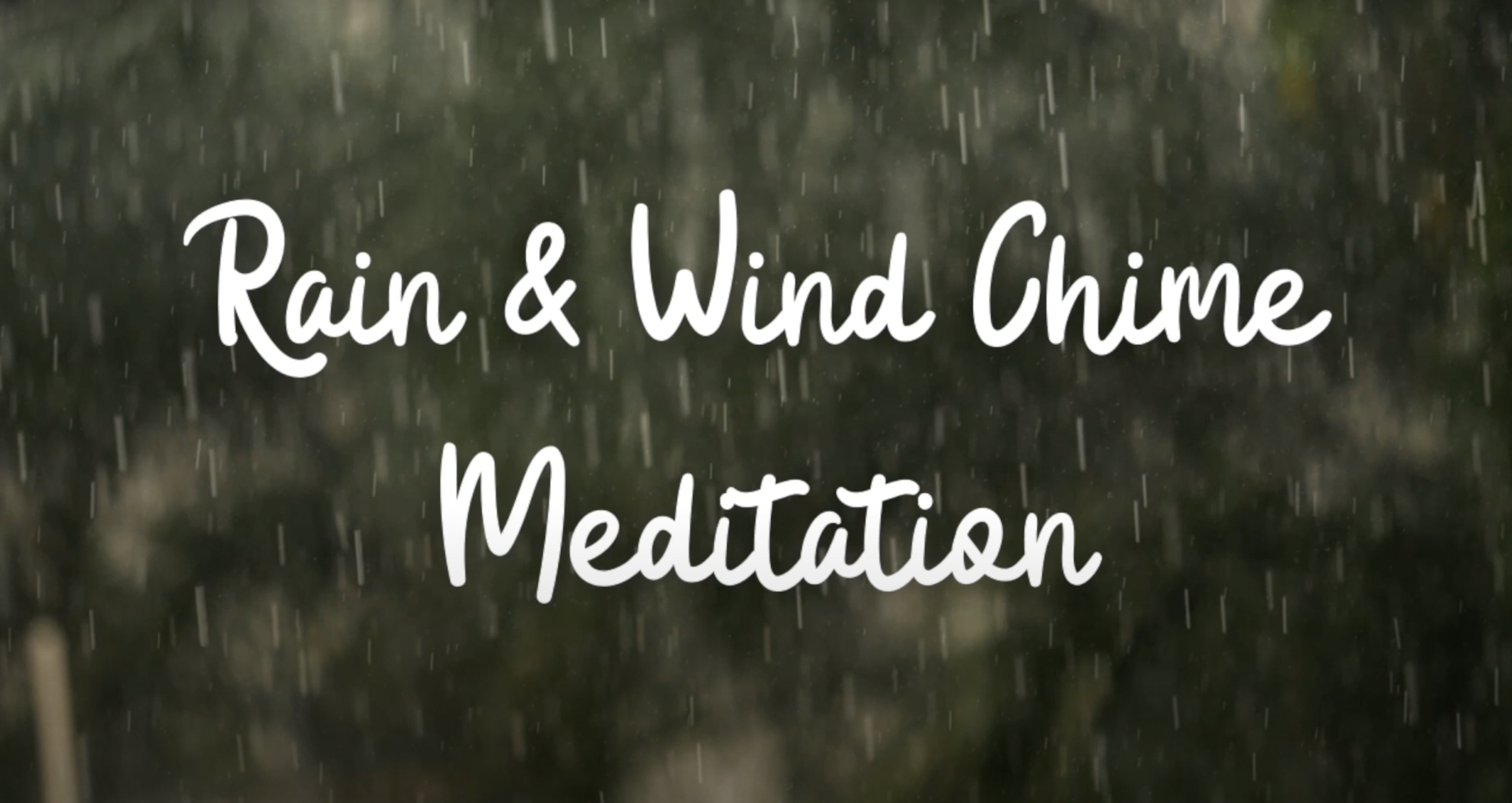Rain & Wind Chime Ambience | Heart Chakra Meditation